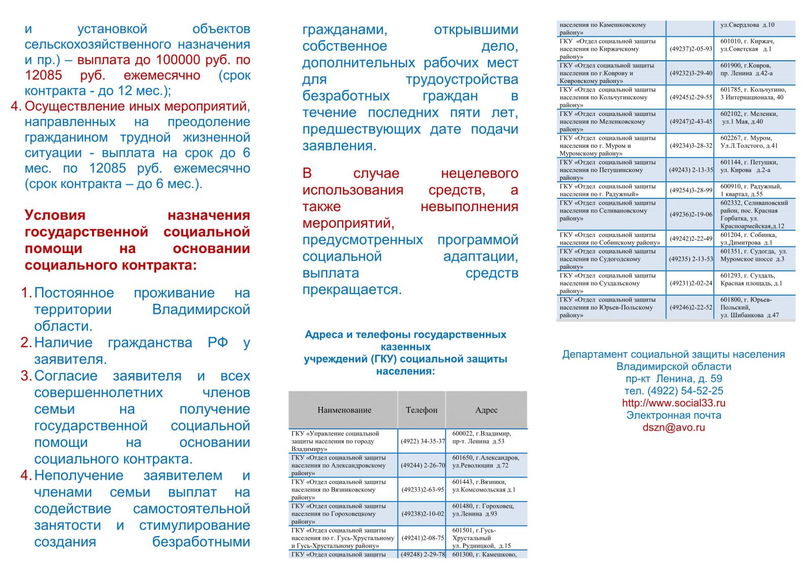 Социальный контракт 2021 2