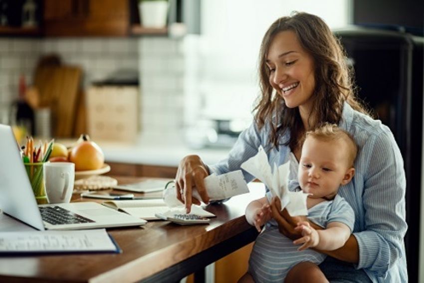 young working mother with baby 33