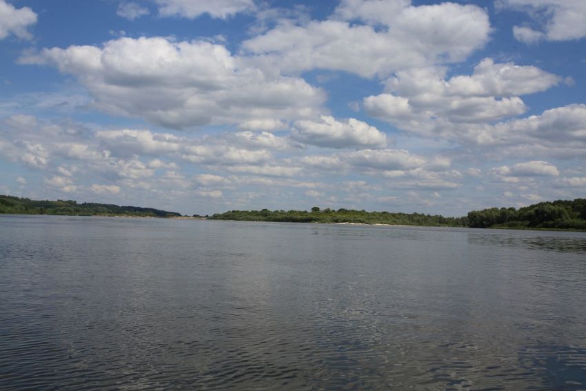 2. Широкое устье Оки Окский береговой